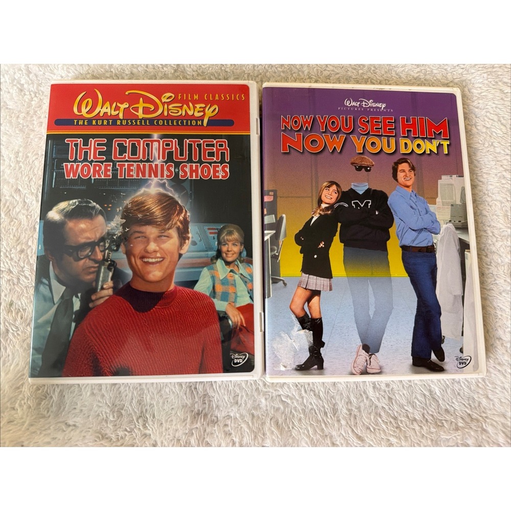 Now You See Him Now You Don't Computer Wore Tennis Shoes Kurt Russell X2 Disney